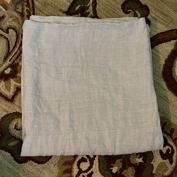 POTTERY BARN Size Queen 100% Belgian Linen Duvet Cover ButtonClose Dark Flax NEW - Picture 8 of 16